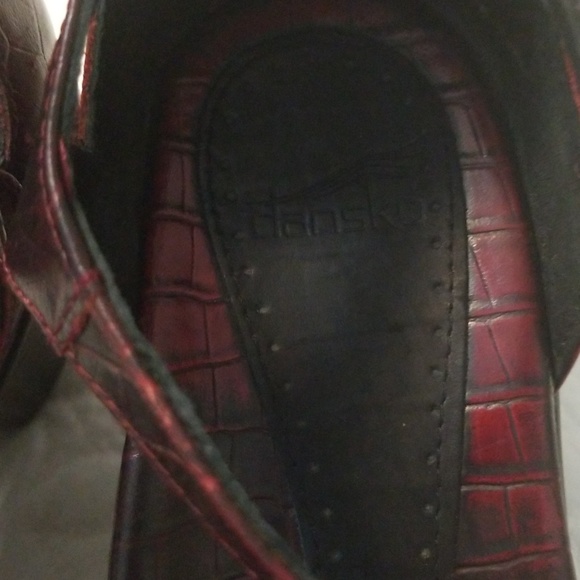 Dansko red heeled clogs - Picture 3 of 6